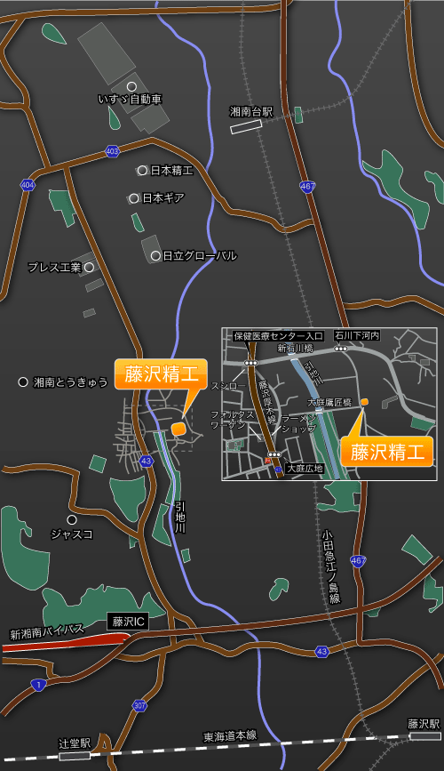 会社周辺地図